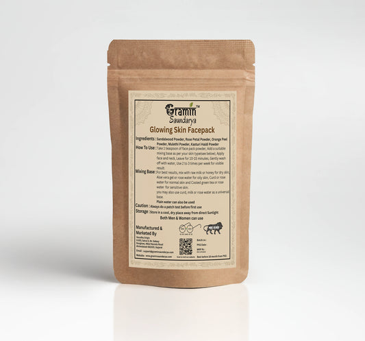 Glowing Skin Face Pack | Brighten , Nourish And Naturally Glow For Your Skin ( 85gm )