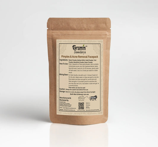 Pimples & Acne Removal Face Pack | Clear , Heal And Balance For Your Skin ( 85gm )