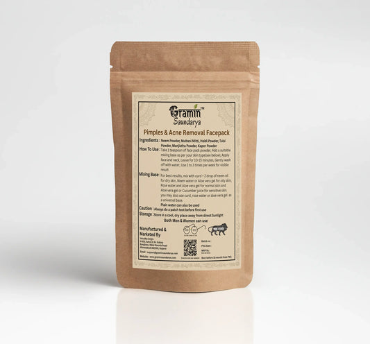 Pimples & Acne Removal Face Pack | Clear , Heal And Balance For Your Skin ( 85gm )