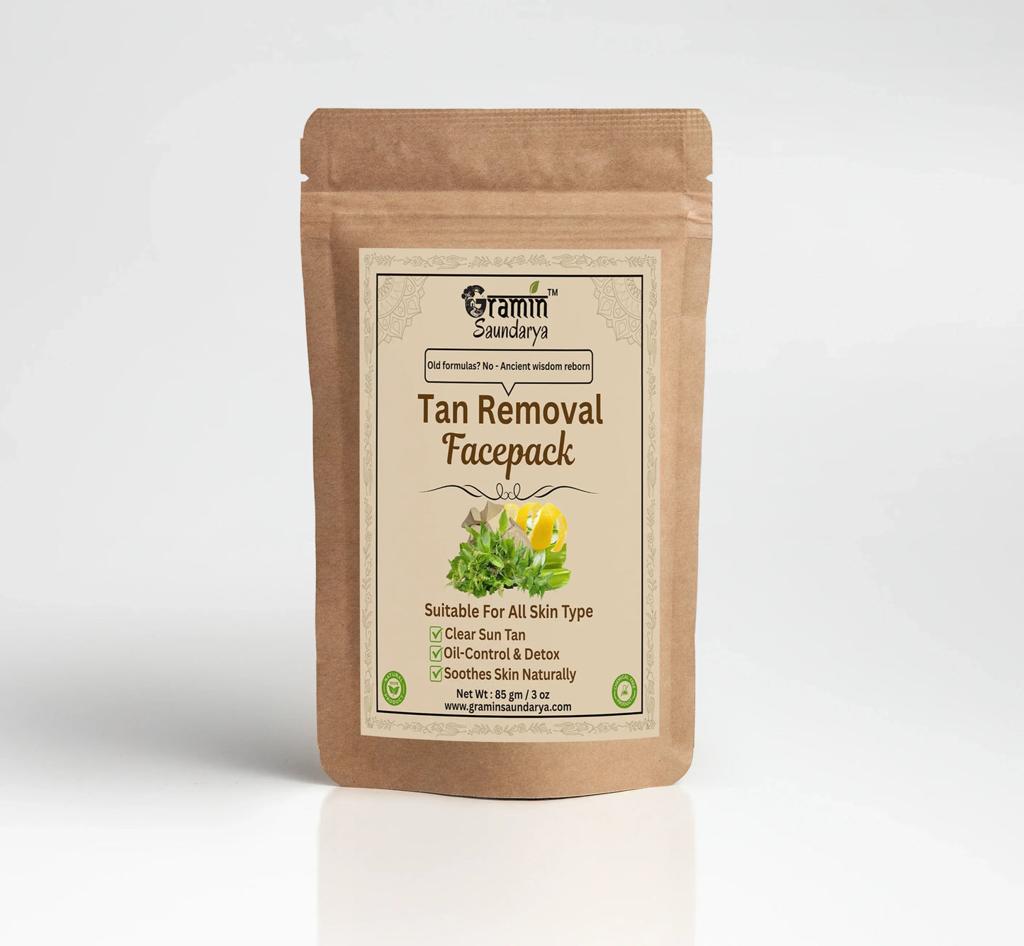 Tan Removal Face Pack | Detan , Clarify And Refresh For Your Skin ( 85gm )