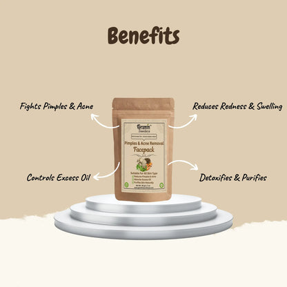 Natural Face Pack Combo | Glow,Tan, Spots, Acne