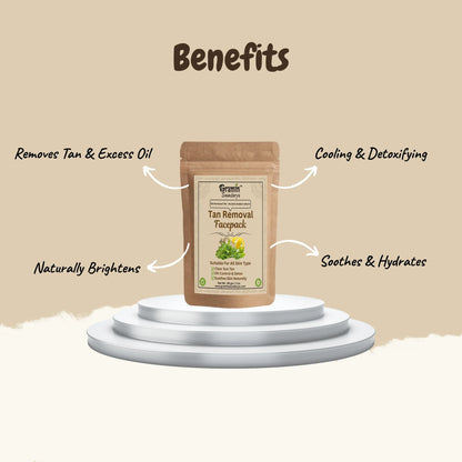 Tan Removal Face Pack | Detan , Clarify And Refresh For Your Skin ( 85gm )